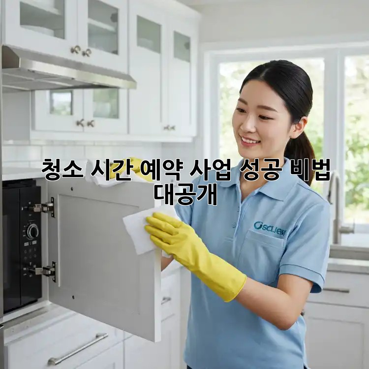 청소 시간 예약 사업, 성공 비법 대공개!