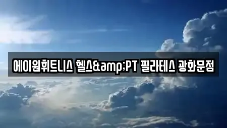 에이원휘트니스 헬스&PT 필라테스 광화문점