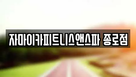 자마이카피트니스앤스파 종로점