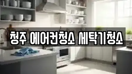 청주 에어컨청소 세탁기청소