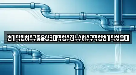 변기막힘하수구뚫음싱크대막힘수전누수하수구막힘변기막혔을때