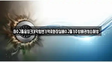 경기 이천시 장록동 15 싱크대막힘 가까운 위치