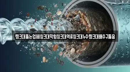 씽크대뚫는업체싱크대막힘싱크대역류싱크대누수씽크대배수구뚫음