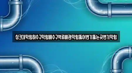 싱크대막힘하수구막힘배수구역류배관막힘뚫어변기뚫는곳변기막힘