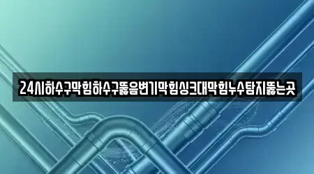 24시하수구막힘하수구뚫음변기막힘싱크대막힘누수탐지뚫는곳