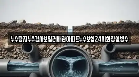 누수탐지누수검사보일러배관아파트누수보험24시화장실방수