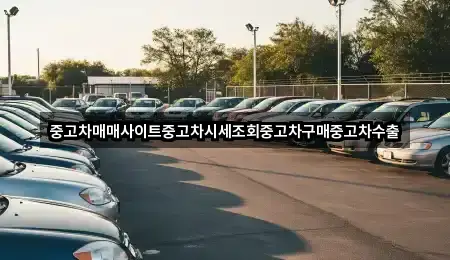오늘 기준 경기 평택 소사동 중고차 5곳