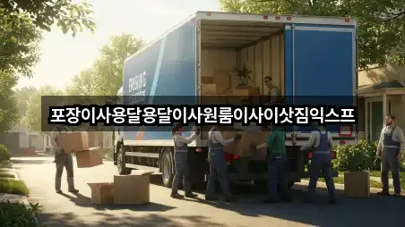 포장이사용달용달이사원룸이사이삿짐익스프