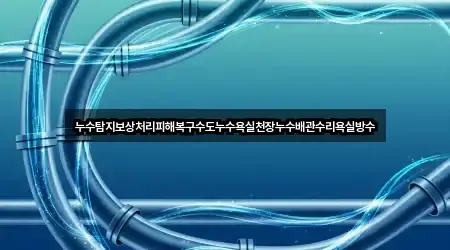 누수탐지보상처리피해복구수도누수욕실천장누수배관수리욕실방수
