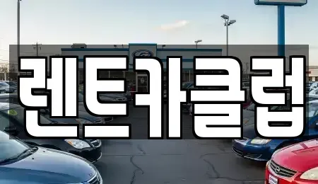 경기 화성시 영천동 렌트카 전문 렌트카클럽