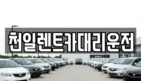 경기도 평택시 청북읍 렌트카 전문 천일렌트카대리운전