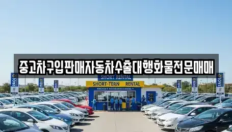 경북 경주시 손곡동 중고차매매 전문 중고차구입판매자동차수출대행화물전문매매