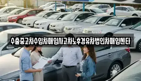 경북 성주군 선남면 중고차 전문 수출중고차수입차매입사고차노후경유차법인차매입센타