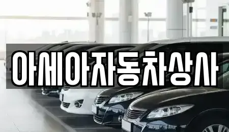 서울특별시 송파구 송파동 중고차매매 전문 아세아자동차상사
