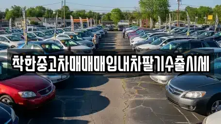 서울특별시 송파구 송파동 중고차매입 전문 착한중고차매매매입내차팔기수출시세