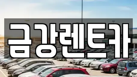 울산 북구 연암동 렌트카 전문 금강렌트카