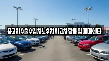 전북 완주군 삼례읍 중고차매매 전문 중고차수출수입차노후차사고차량매입매매센타
