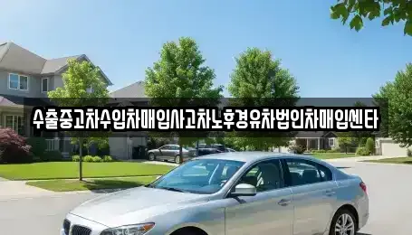 제주 제주시 건입동 중고차 전문 수출중고차수입차매입사고차노후경유차법인차매입센타