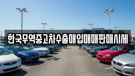 충북 제천시 흑석동 중고차 전문 한국무역중고차수출매입매매판매시세